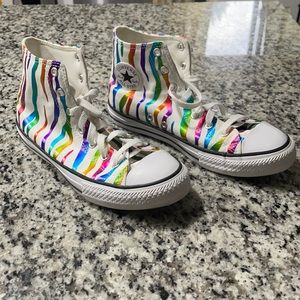 Converse Chuck Taylor All Star Hi Zebra Sneaker size 6